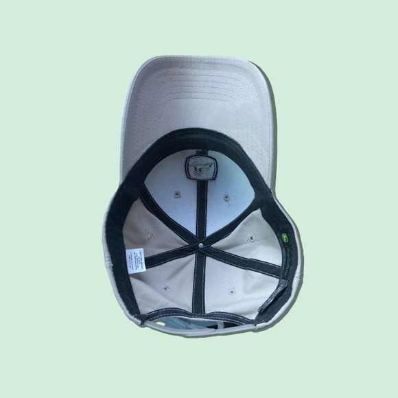 John Deere Hat Cap K-Products Embroidered‎ Khaki Adjustable buckle strap - Picture 5 of 6